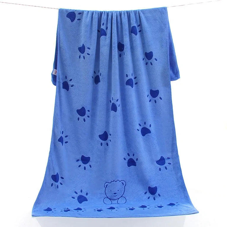PawSoft Pet Drying Towel Wrap
