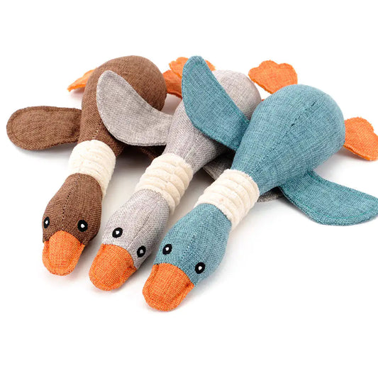 Jouet pour chien et canard