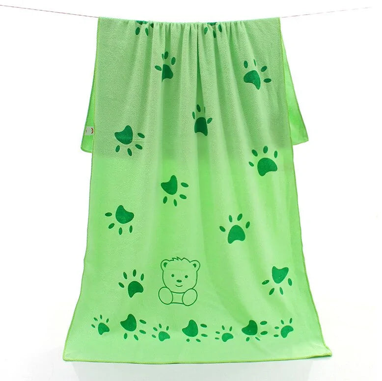 PawSoft Pet Drying Towel Wrap