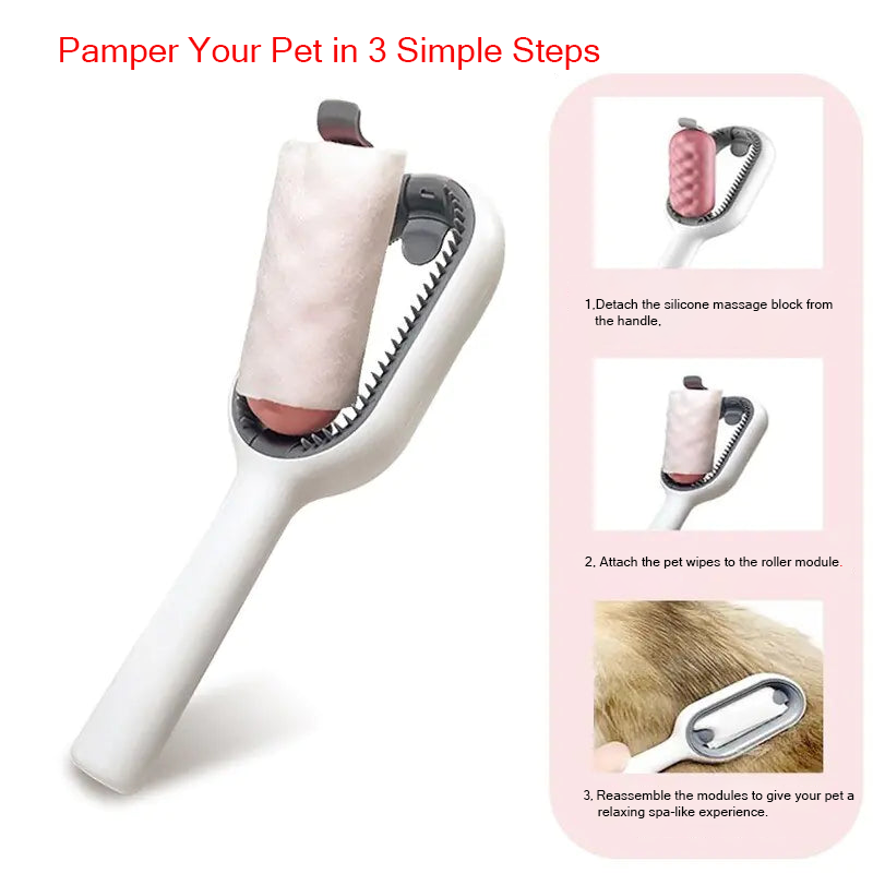 Ergonomic Pet Grooming Brush