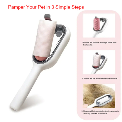 Ergonomic Pet Grooming Brush